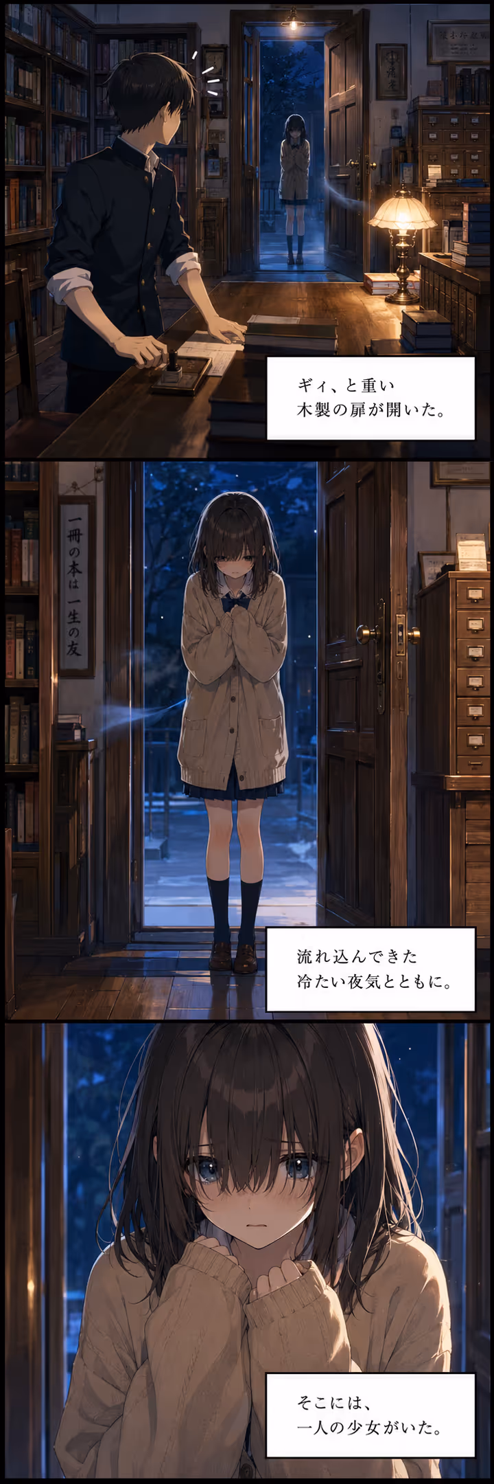 落丁本の図書室 - Comic - Trang 1 | Slice of Life