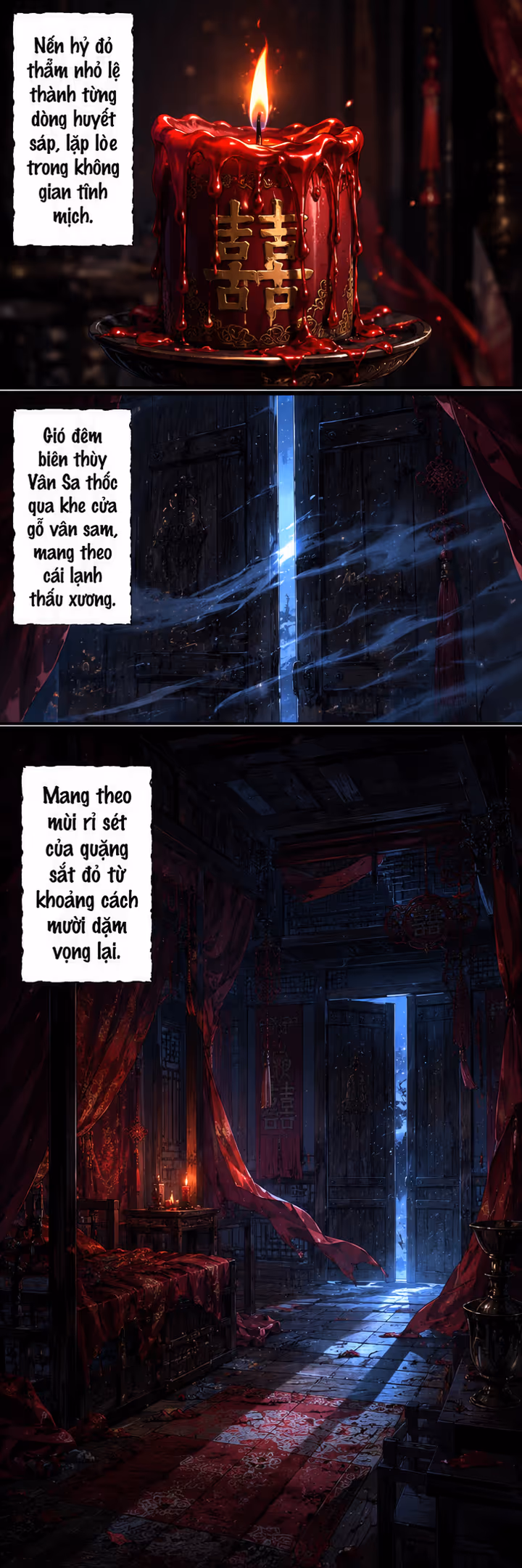 Minh Ước Vỡ Đôi: Ba Vị Phu Nhân Muốn Sát Thần - Comic - Trang 1 | Harem