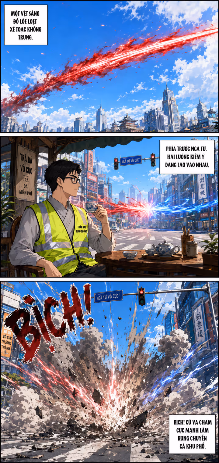 Trưởng Ban Phạt Nguội Phi Kiếm - Comic - Trang 1 | Comedy