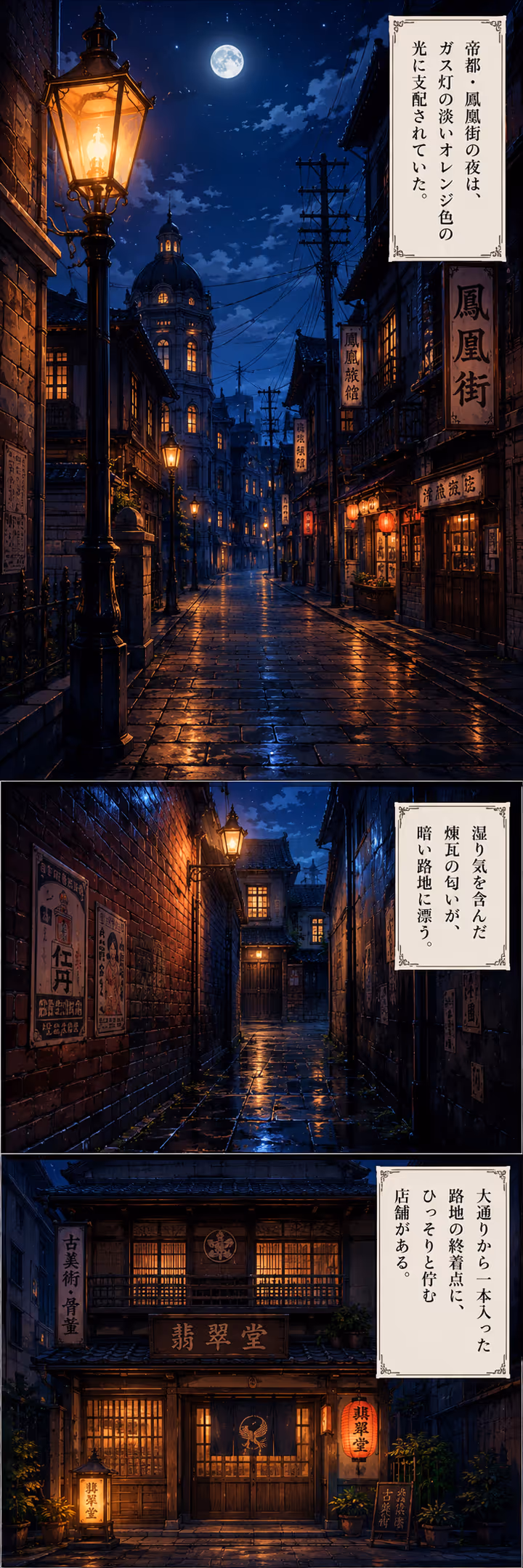 月下の怪盗姫と盲目の探偵紳士 - Comic - Trang 1 | Romance