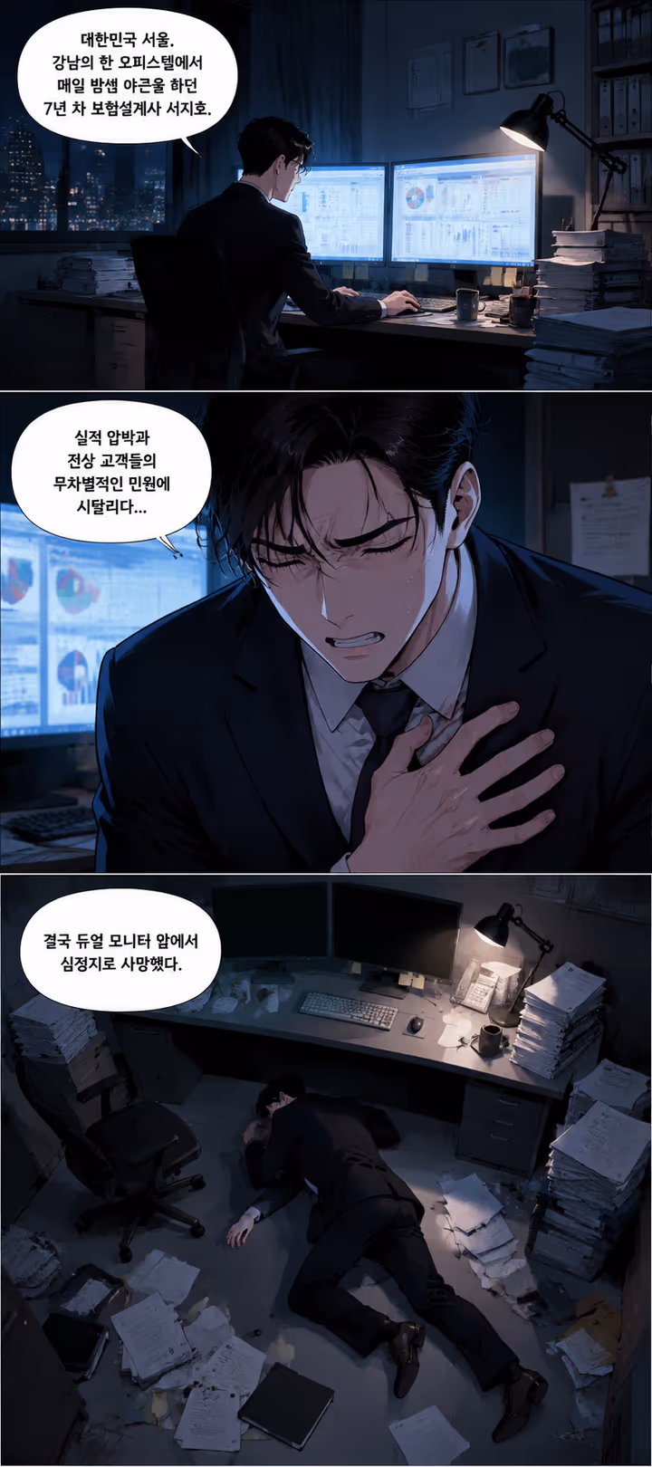 고객님이 죽으면 제가 파산합니다 - Comic - Trang 1 | Comedy