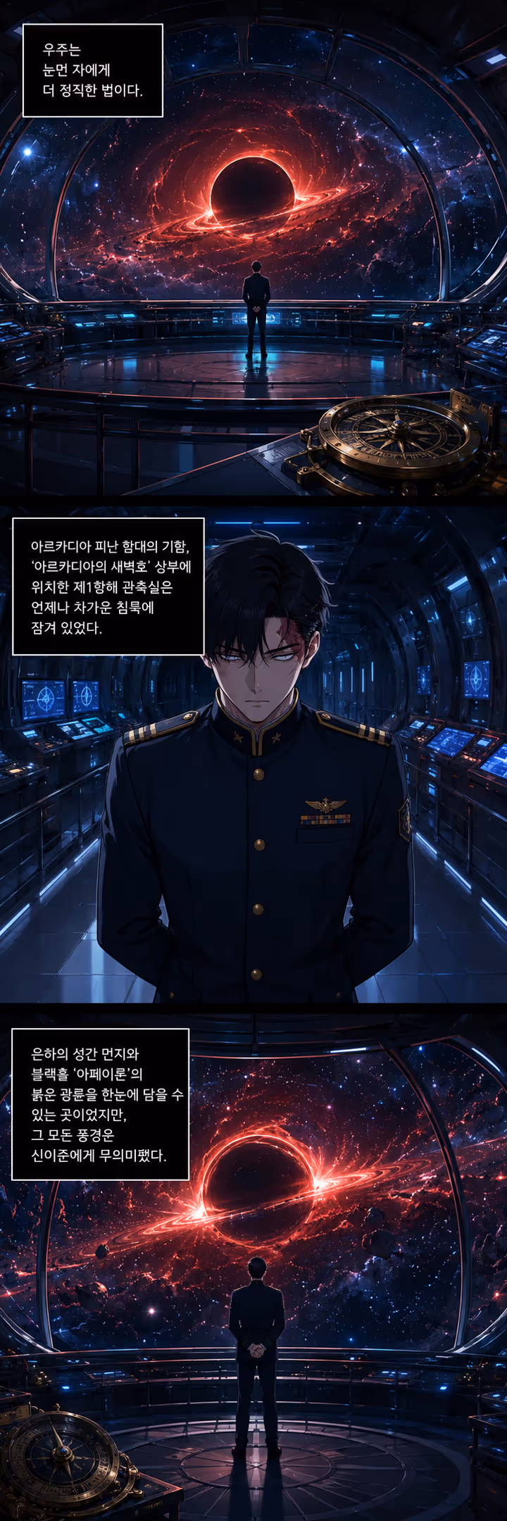 사건의 지평선에서 회귀하는 항해사 - Comic - Trang 1 | Space Opera