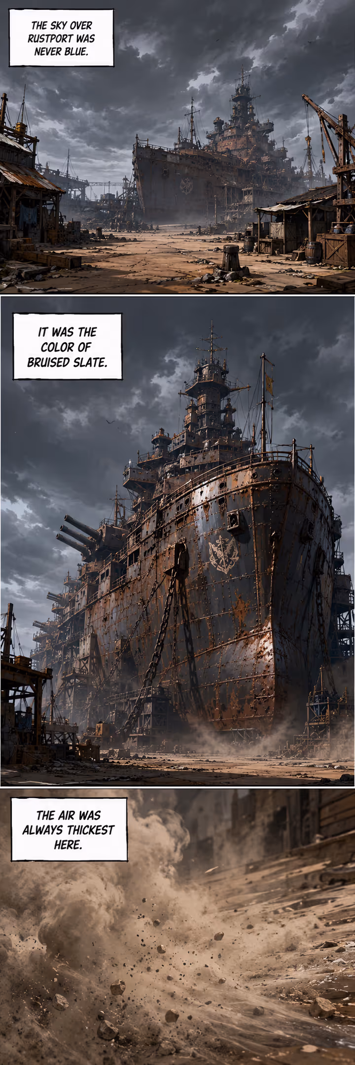 The Petrified Tide - Comic - Trang 1 | Adventure