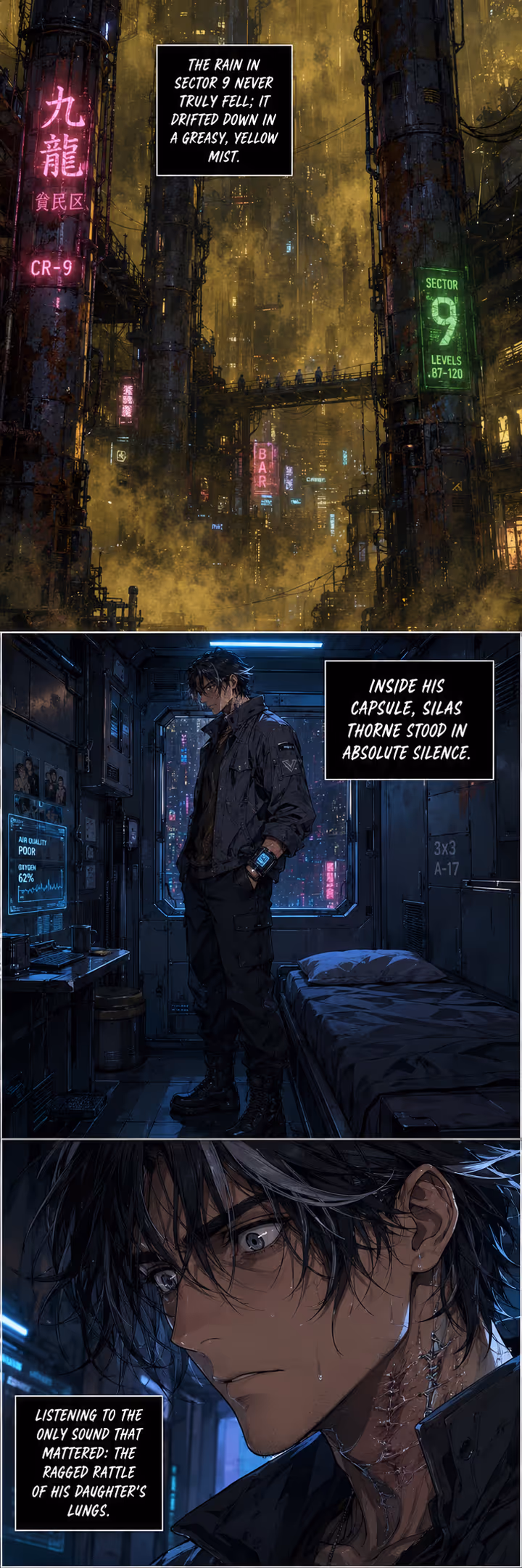 The Voiceless Broker - Comic - Trang 1 | Cyberpunk