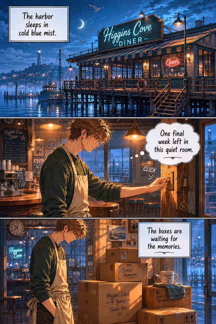 The Last Coffee at Higgins Cove - Trang 1 | Slice of Life