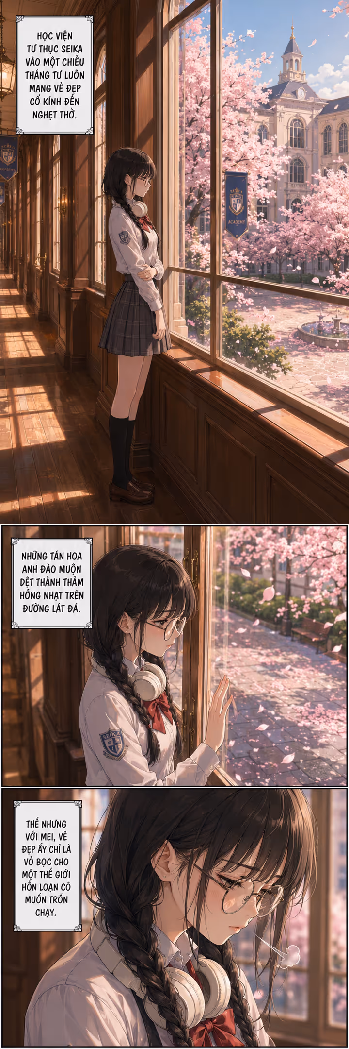 Thư Viện Hoàng Hôn Và Tiếng Lòng Gào Thét Của Hoàng Tử Băng - Comic - Trang 1 | Shoujo