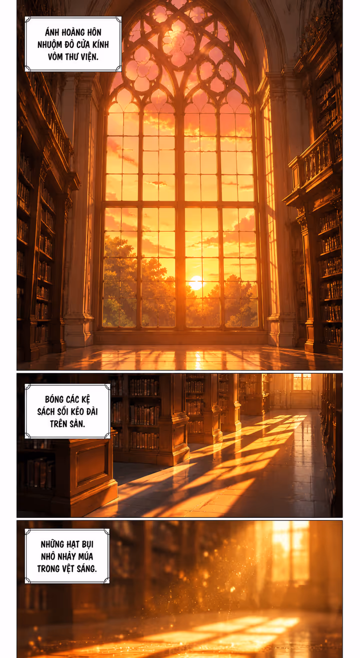 Thư Viện Hoàng Hôn Và Tiếng Lòng Gào Thét Của Hoàng Tử Băng - Comic - Trang 1 | Shoujo