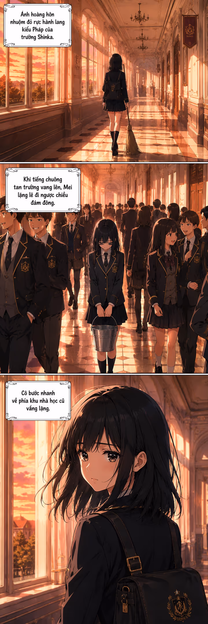 Hào Quang Phía Sau Cánh Gà - Comic - Trang 1 | Shoujo
