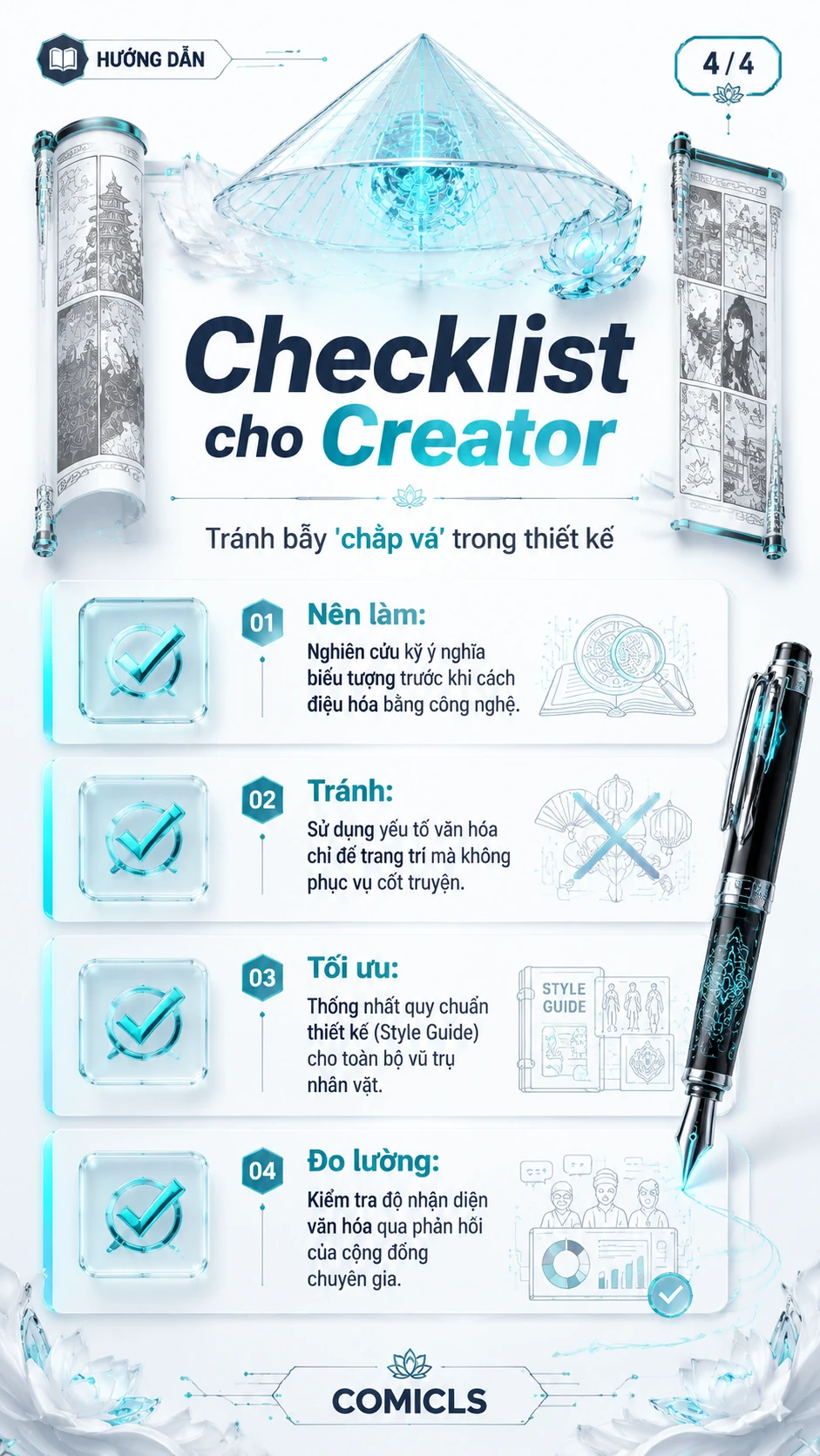 Checklist cho Creator