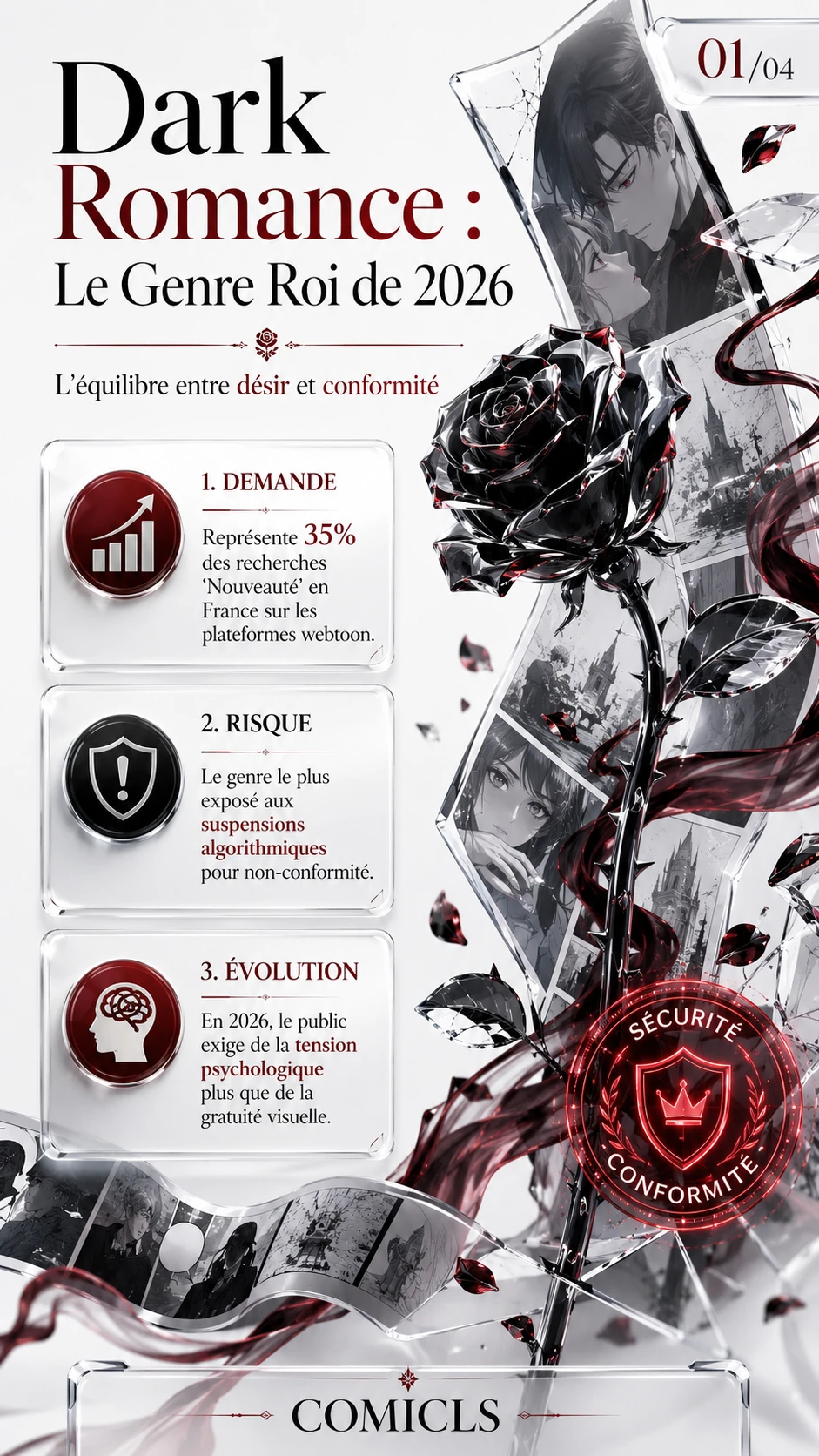 Dark Romance Webtoon 2026 : Naviguer entre Intensité et Sécurité