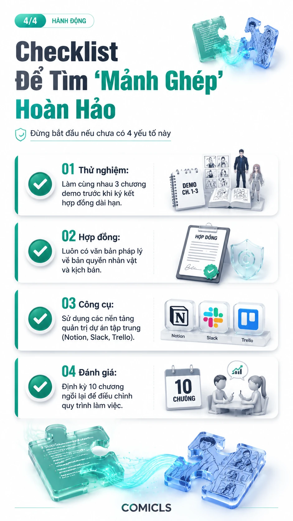 Checklist Để Tìm 'Mảnh Ghép' Hoàn Hảo