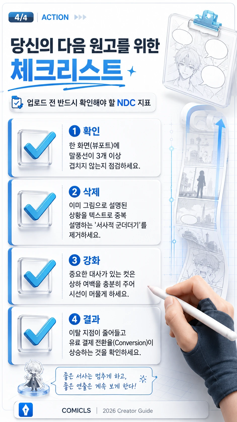 당신의 다음 원고를 위한 체크리스트