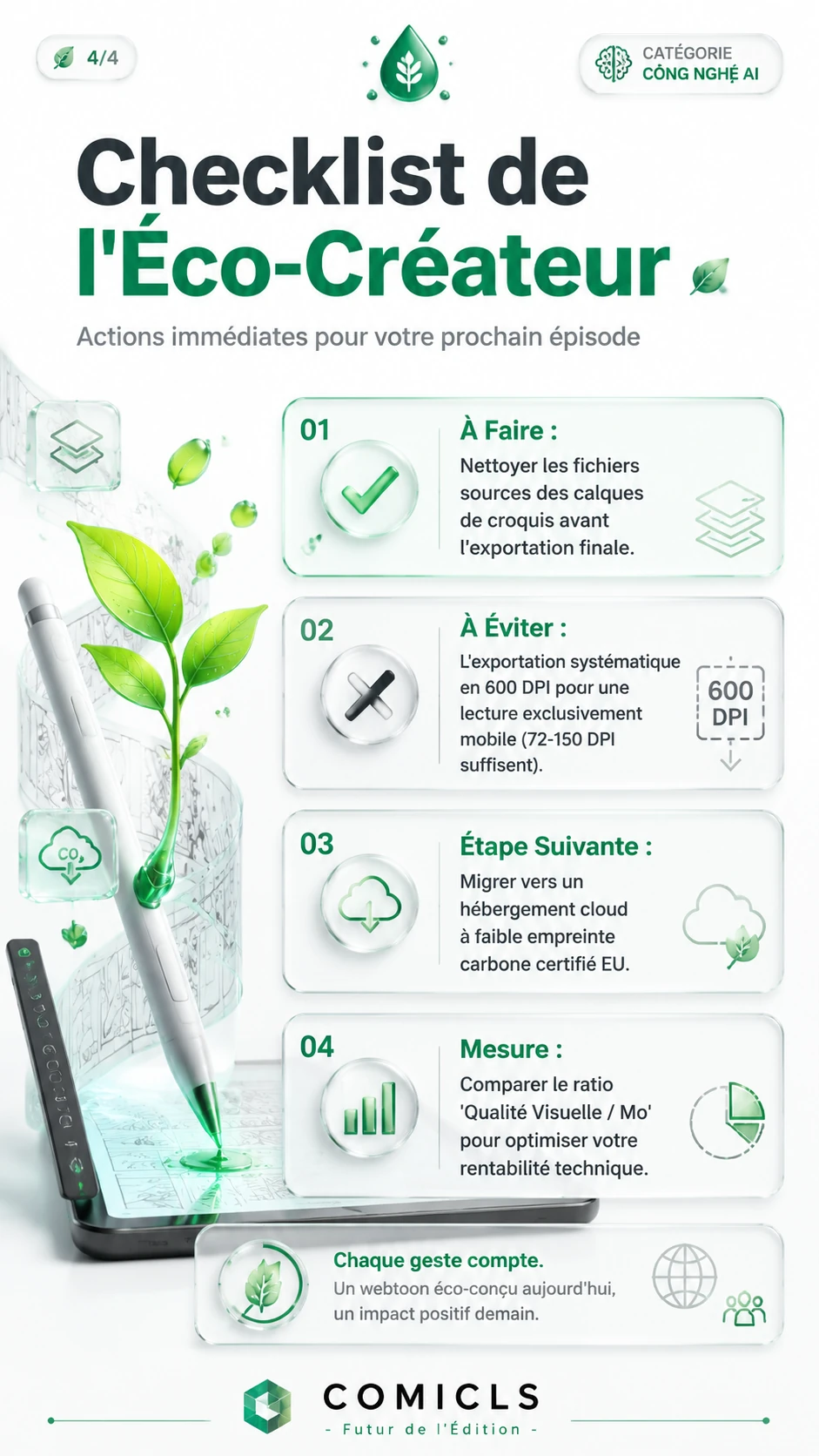 Checklist de l'Éco-Créateur