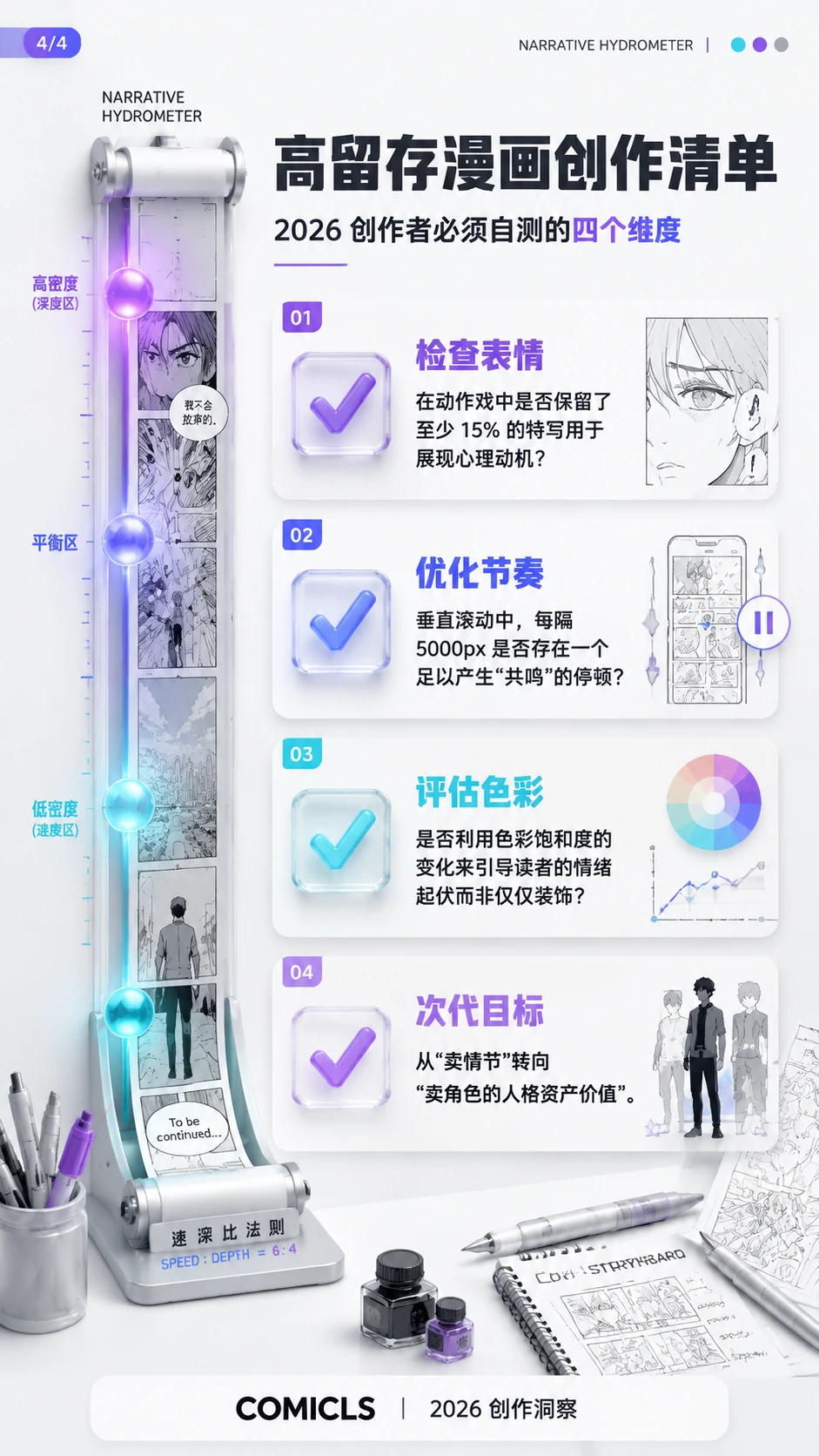 高留存漫画创作清单
