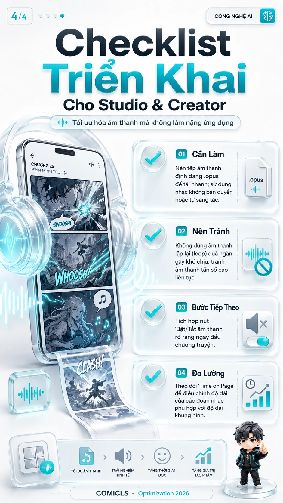 Checklist Triển Khai Cho Studio & Creator