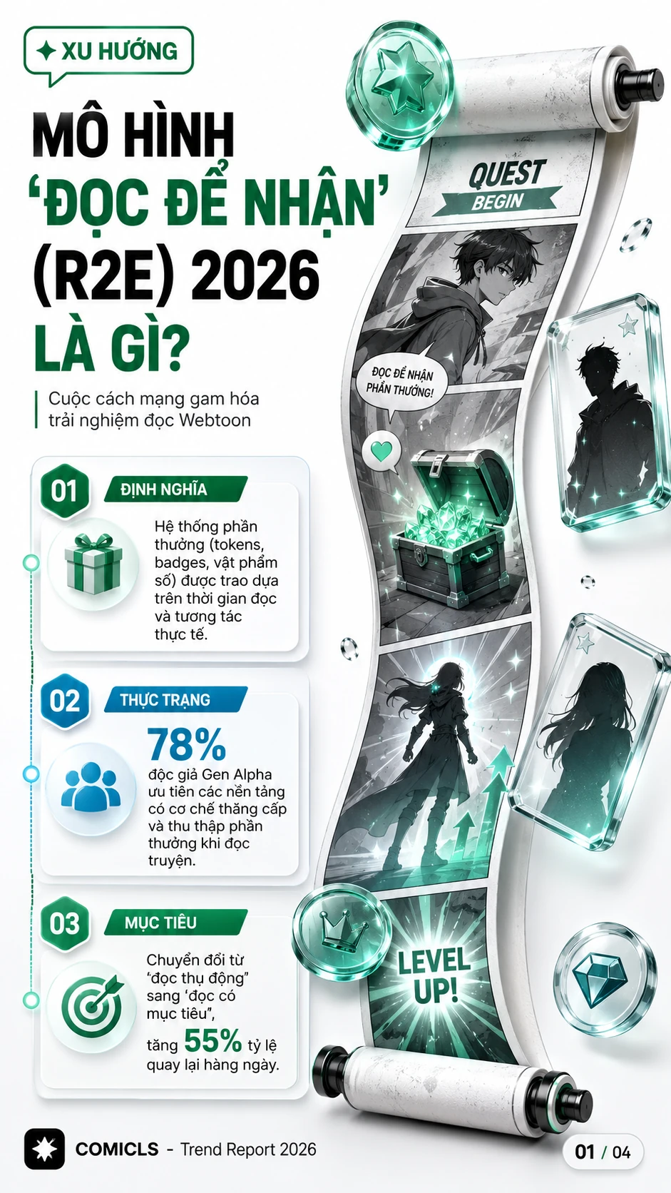 Webtoon 'Đọc để Nhận' 2026: Động lực mới giữ chân Gen Alpha