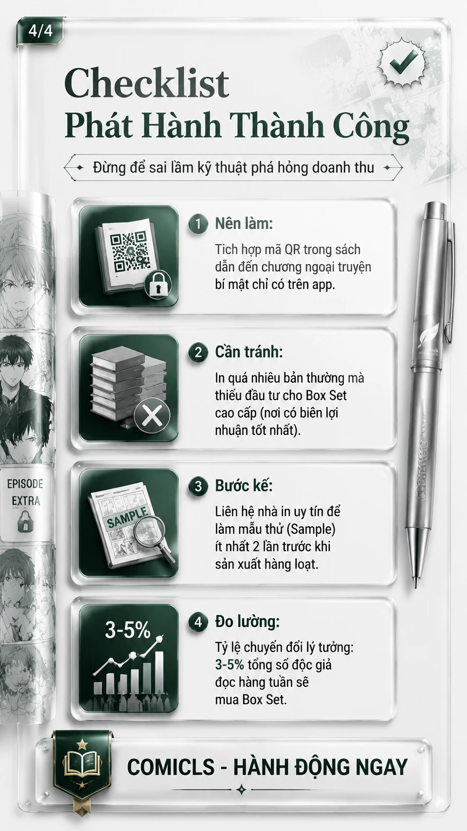 Checklist Phát Hành Thành Công