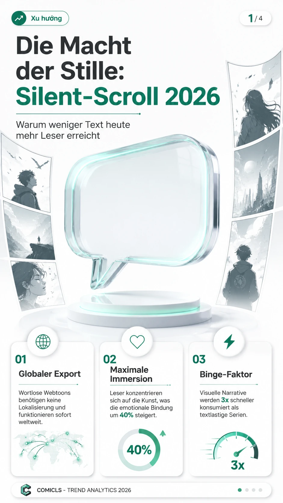 Silent-Scroll 2026: Erfolg durch visuelle Stille im Webtoon