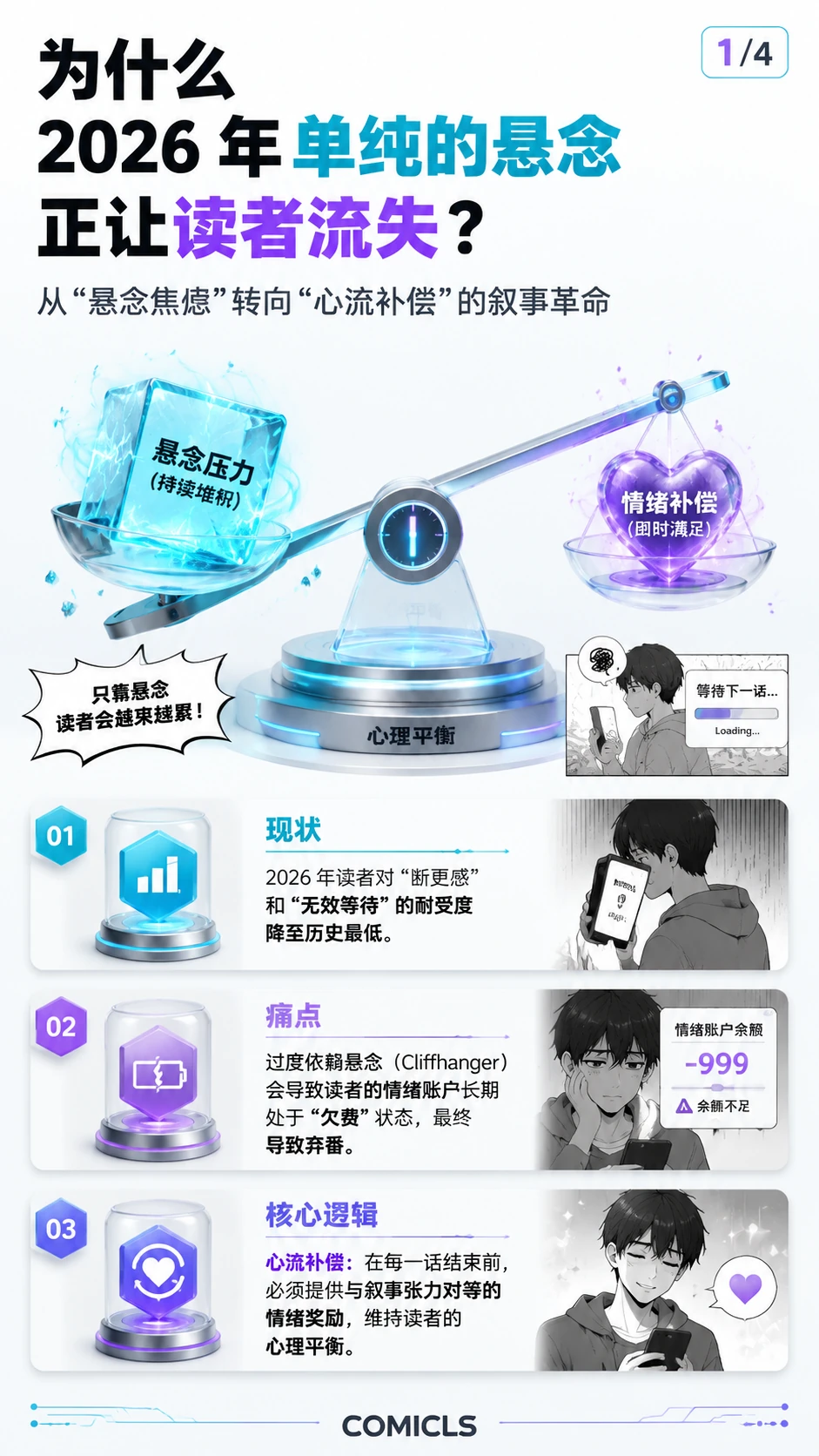 2026 漫画连载的“心流补偿”：平衡章节悬念与即时情绪反馈的留存法则