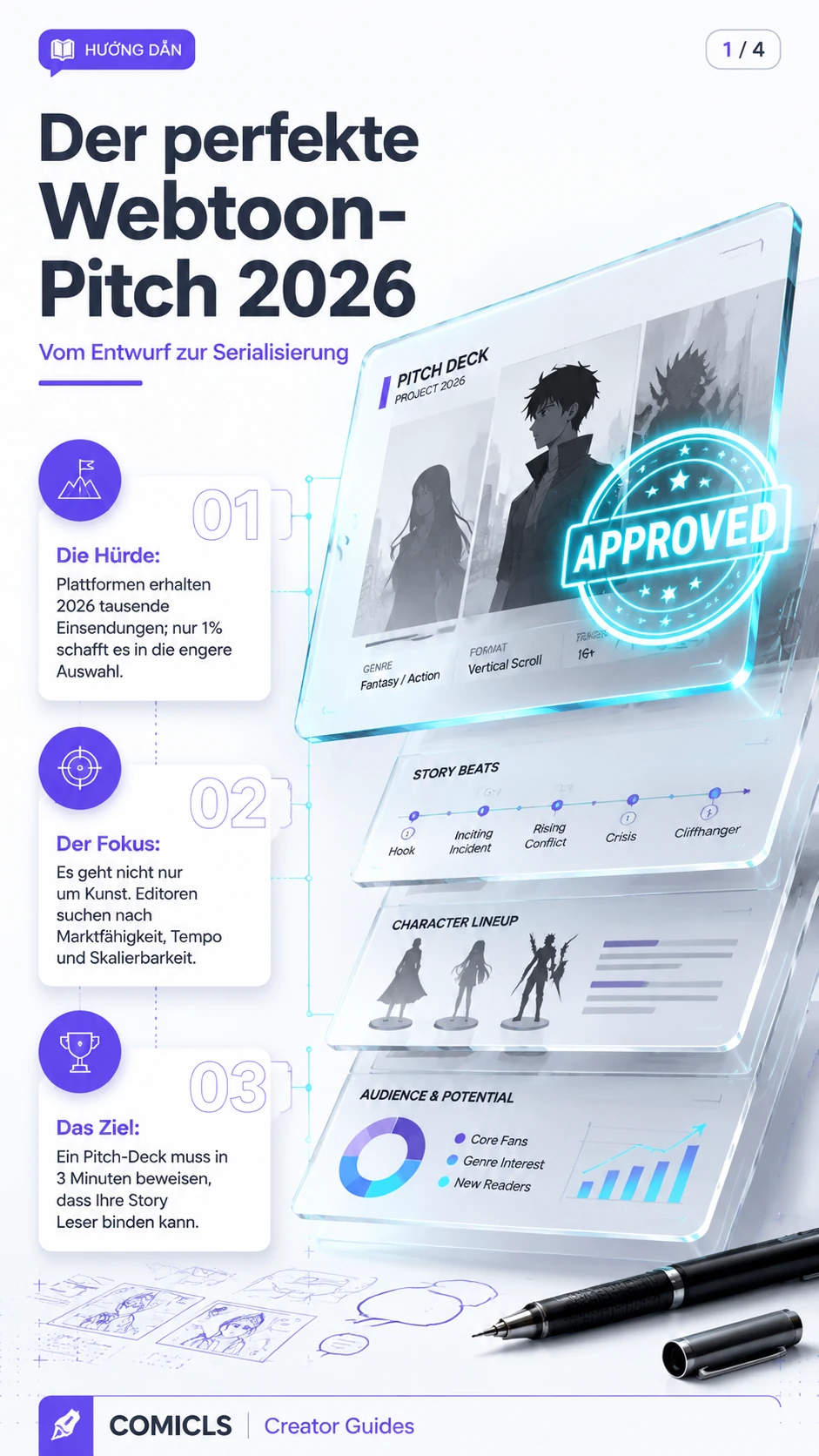 Webtoon-Pitch-Deck 2026: So überzeugen Sie Plattformen
