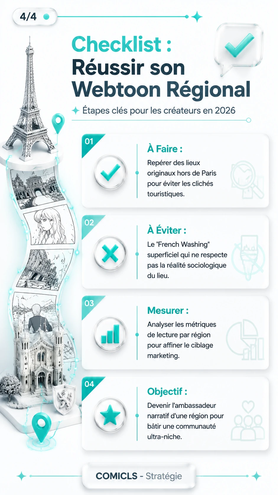 Checklist : Réussir son Webtoon Régional