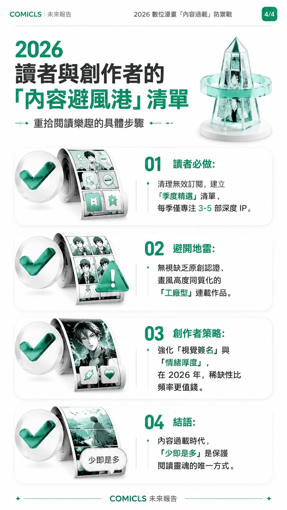 2026 讀者與創作者的 「內容避風港」清單