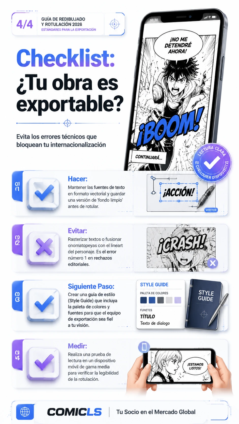 Checklist: ¿Tu obra es exportable?