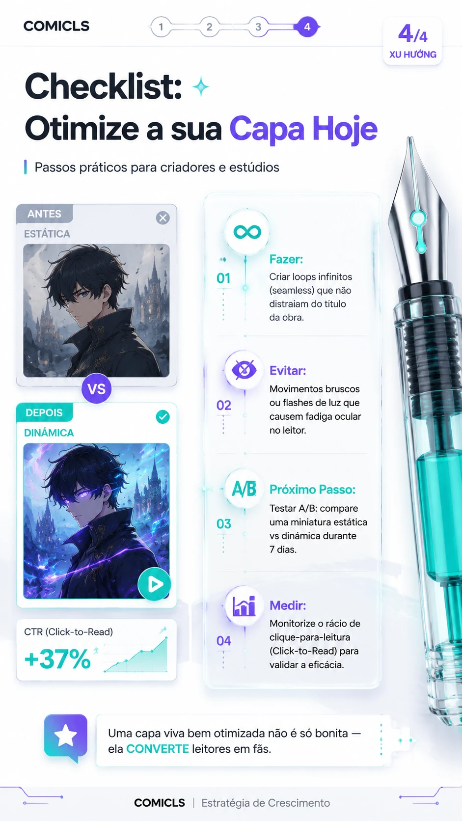 Checklist: Otimize a sua Capa Hoje
