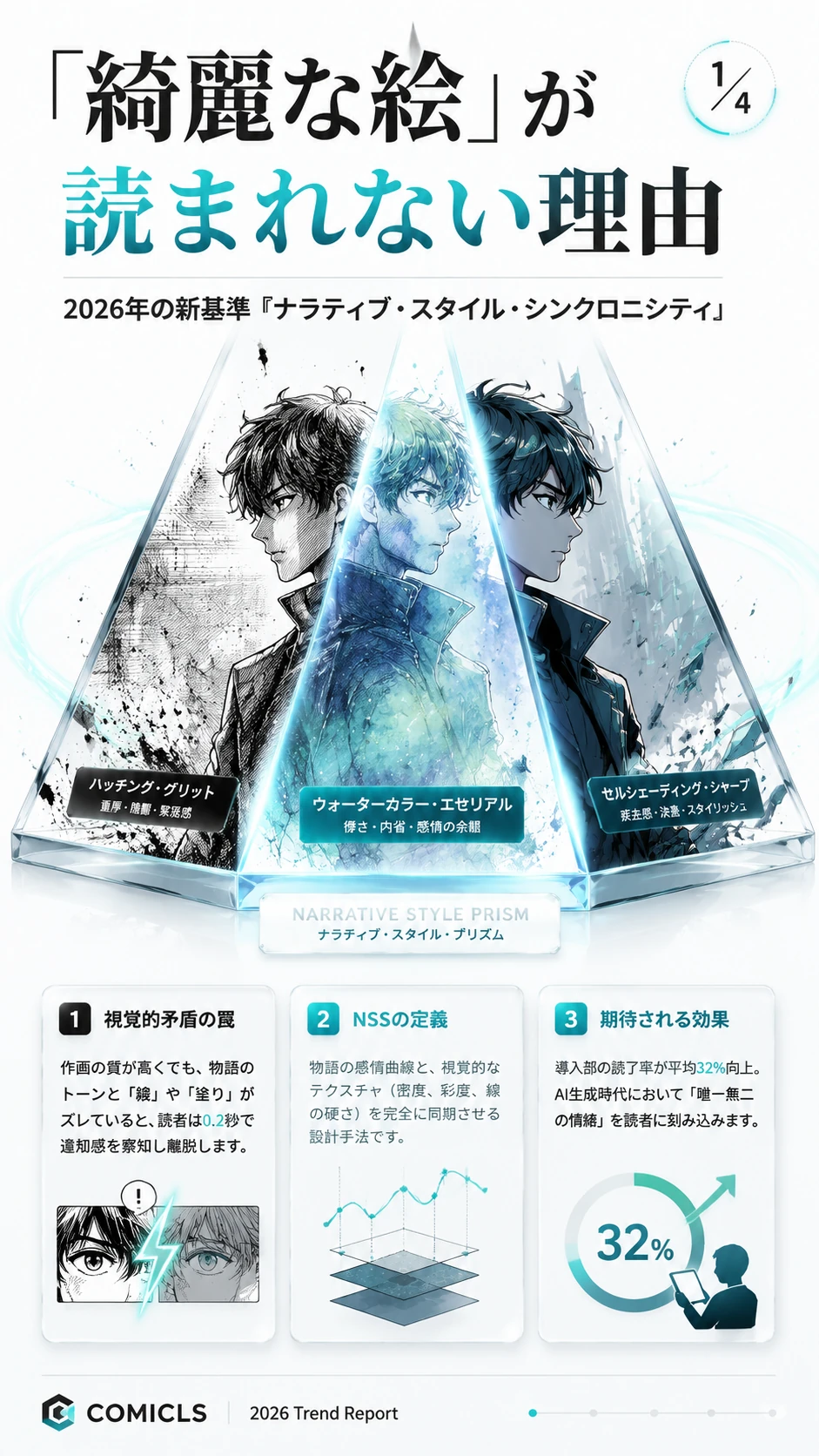 「作画のミスマッチ」が離脱を招く：2026年の『ナラティブ・スタイル・シンクロニシティ（NSS）』成功事例