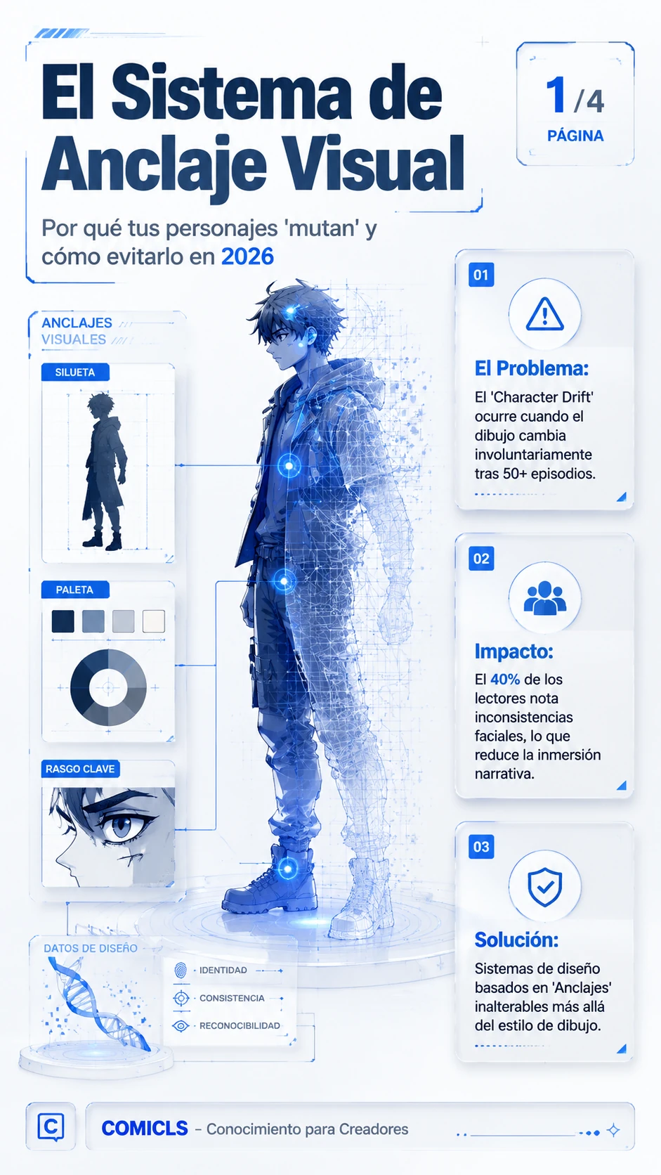 Diseño de Personajes: El Sistema de Anclaje Visual para Series Largas