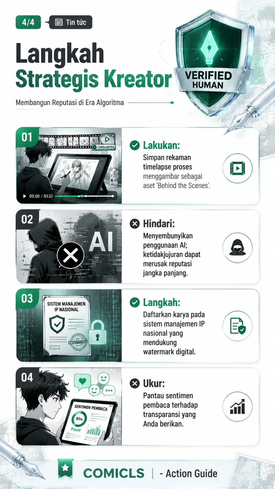 Langkah Strategis Kreator