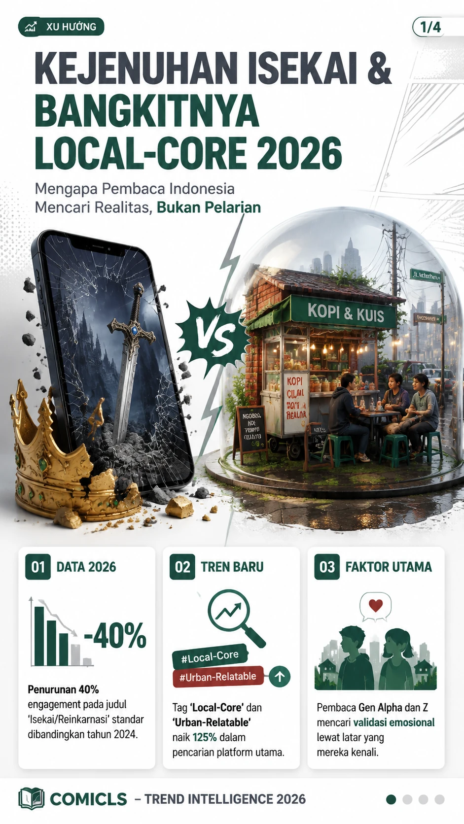 Tren Local-Core 2026: Mengapa Pembaca Webtoon Mulai Jenuh dengan Isekai