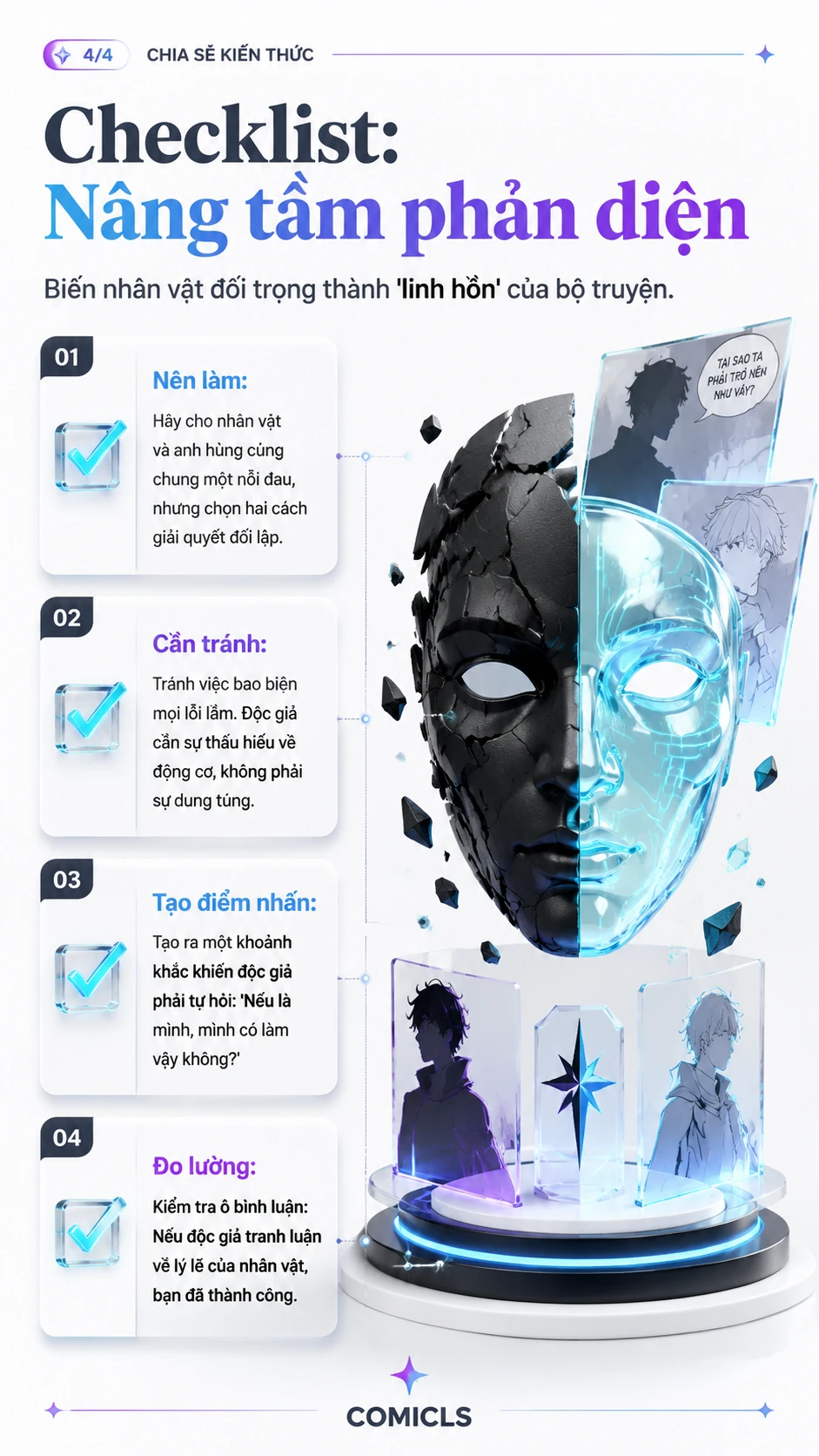 Checklist: Nâng tầm kẻ ác