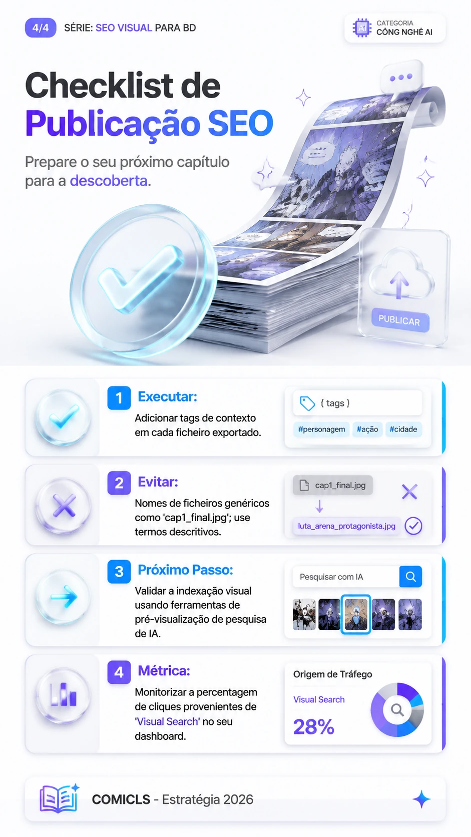 Checklist de Publicação SEO