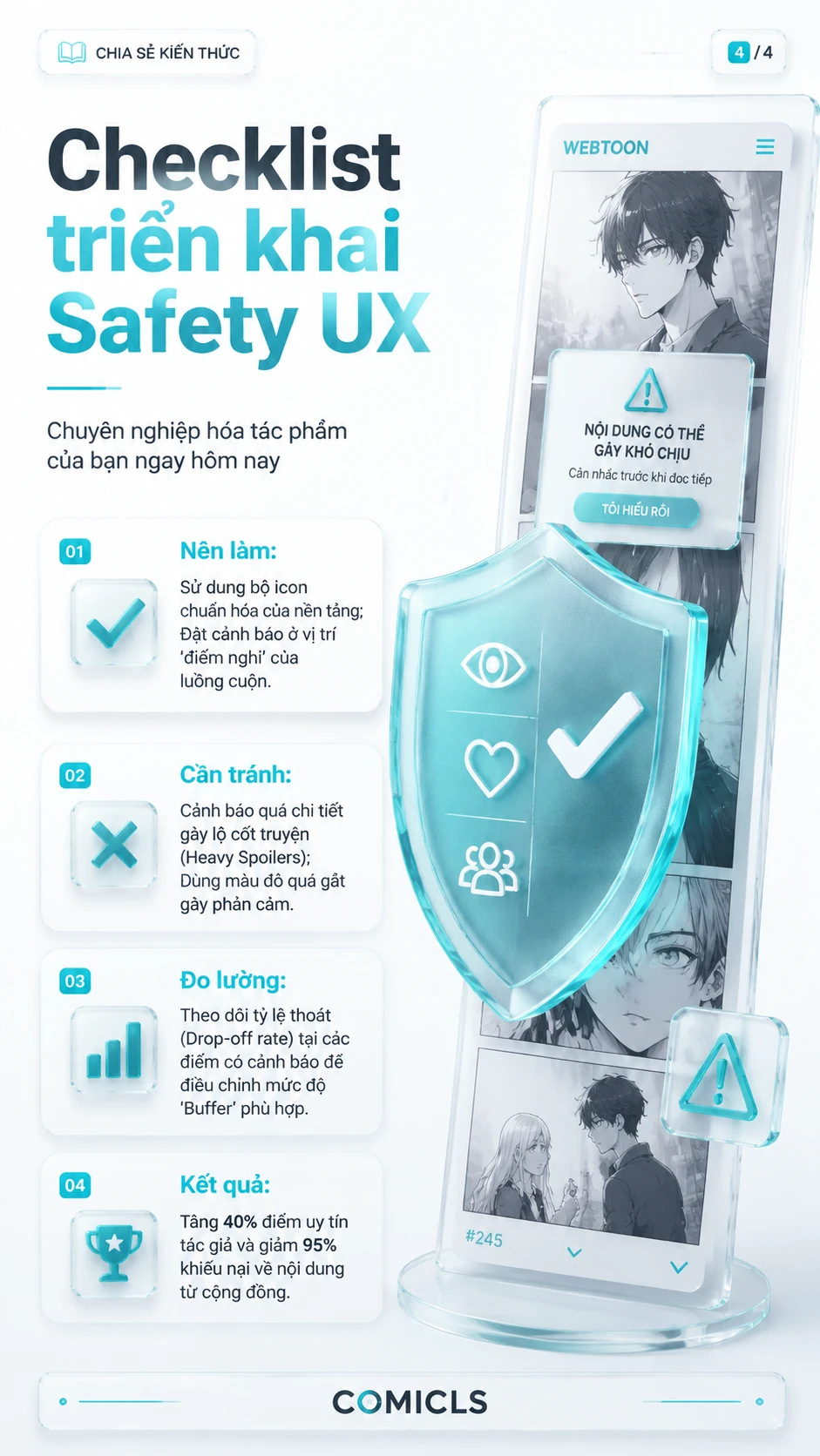 Checklist triển khai Safety UX