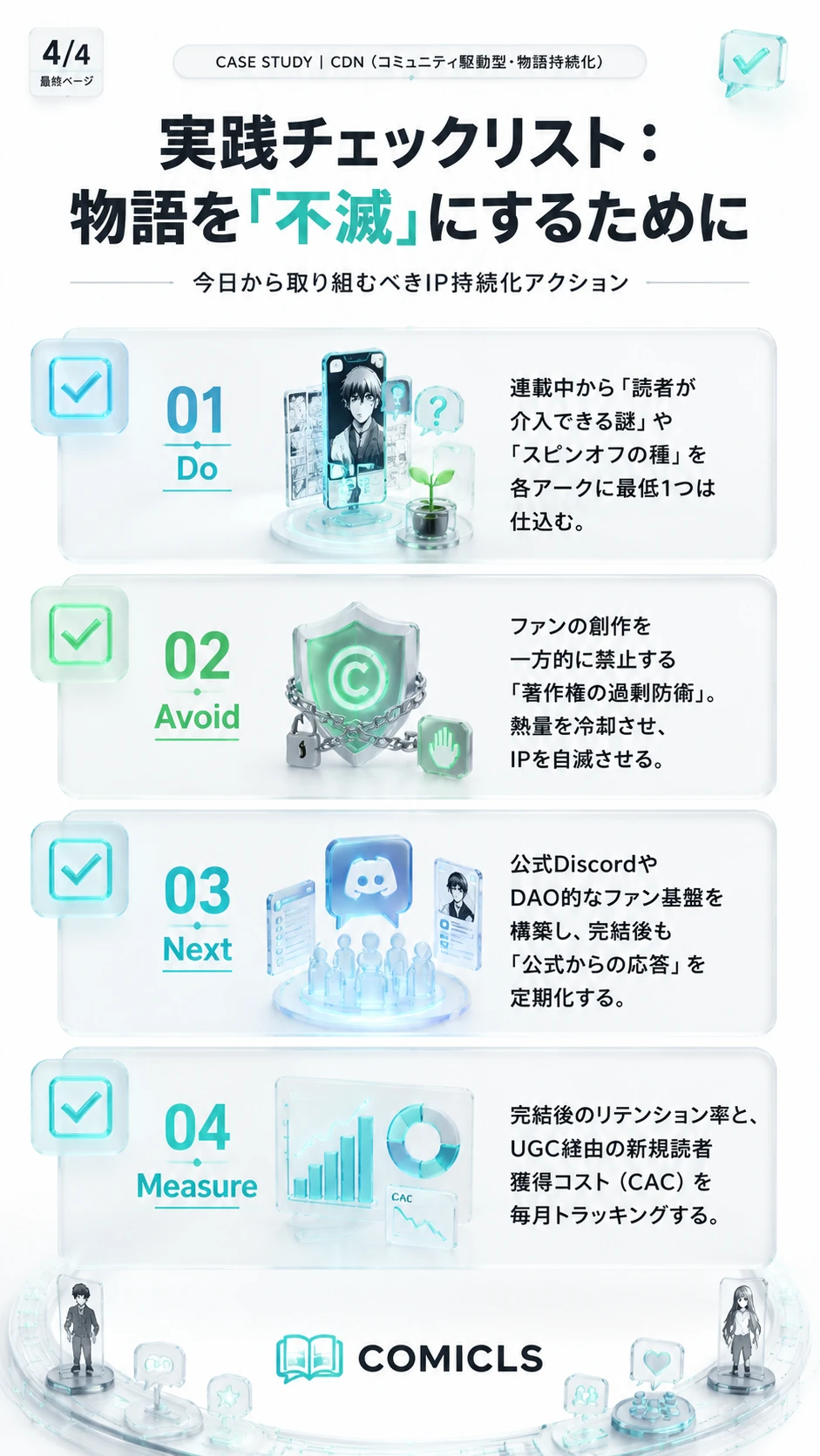 実践チェックリスト：物語を「不滅」にするために