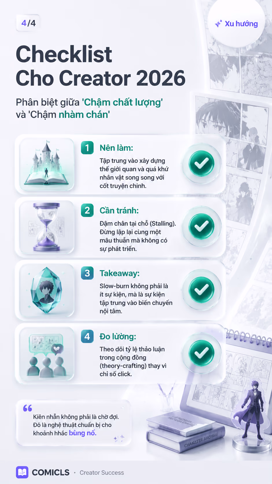 Checklist Cho Creator 2026