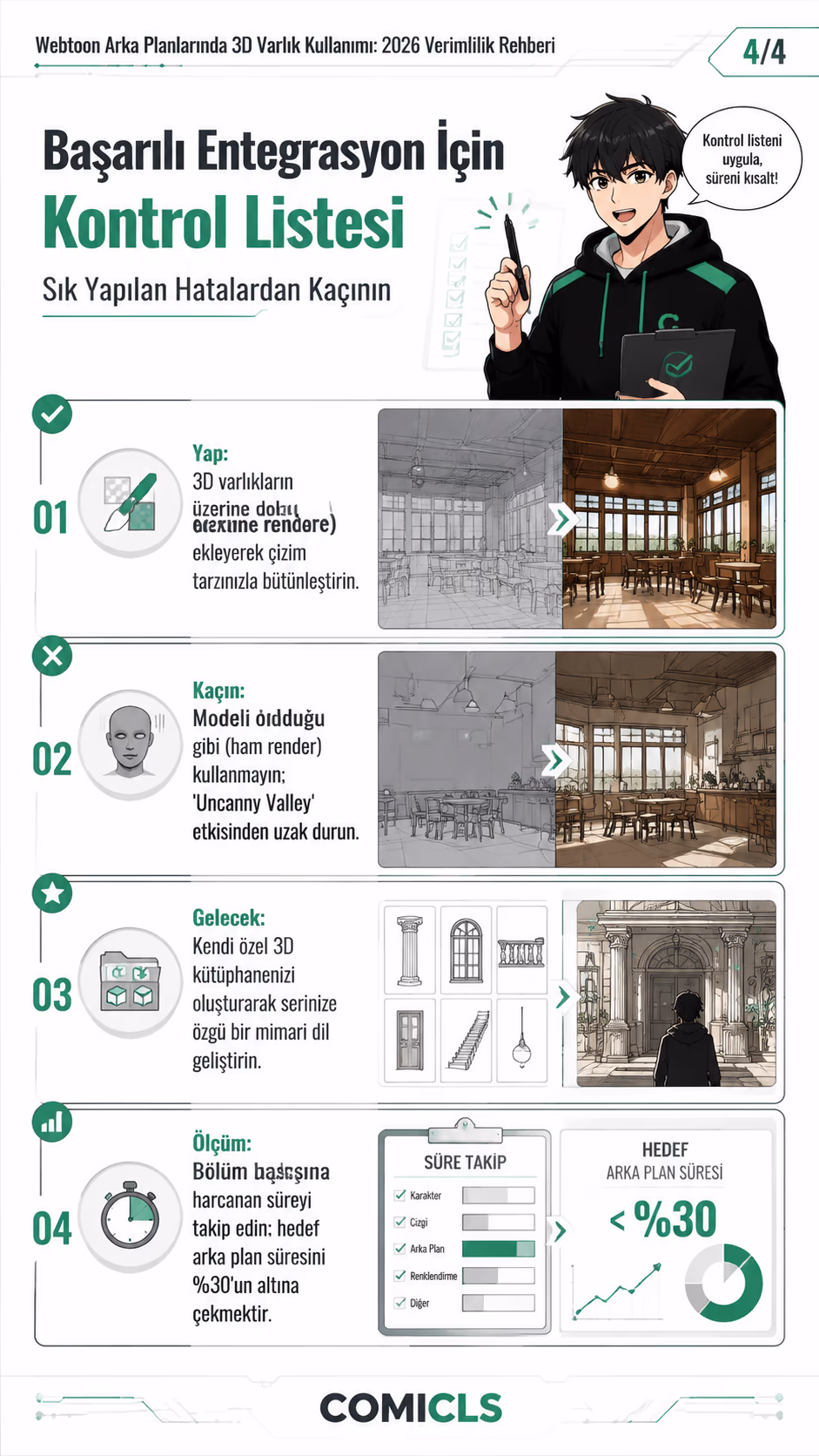 Başarılı Entegrasyon İçin Kontrol Listesi
