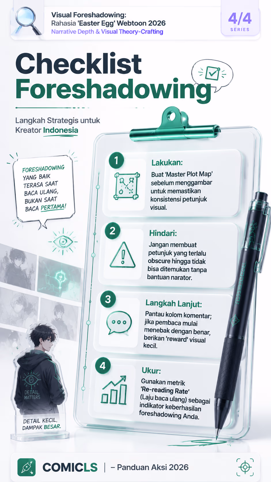 Checklist Foreshadowing