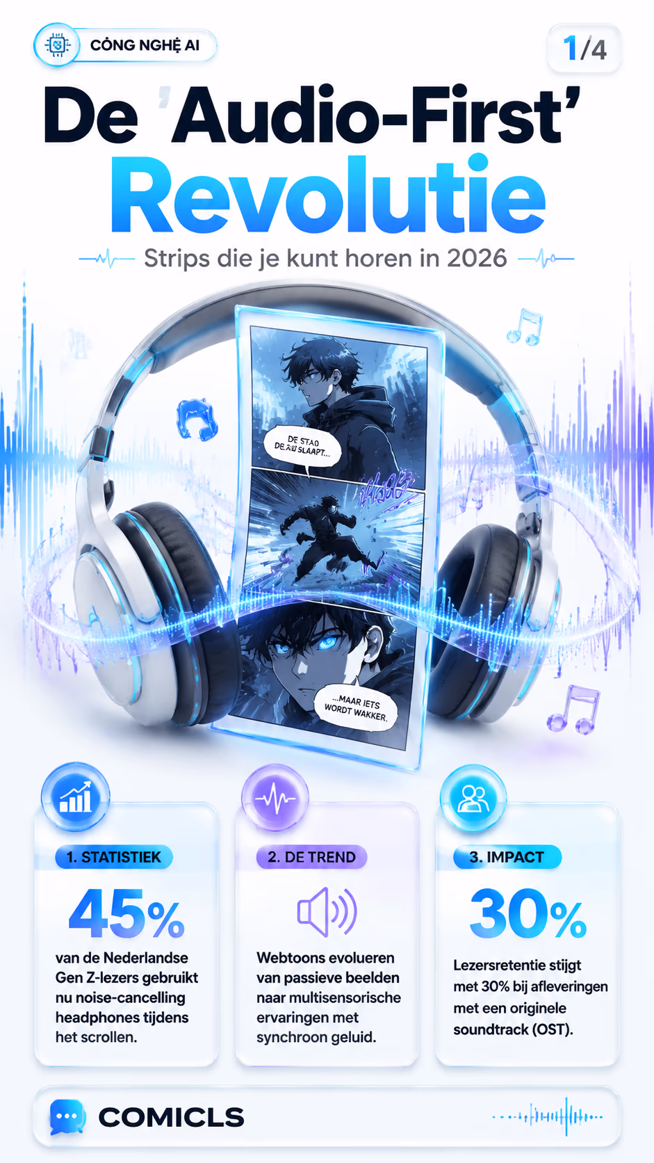 De 'Audio-First' Webtoon: Geluid en Muziek in Digitale Strips