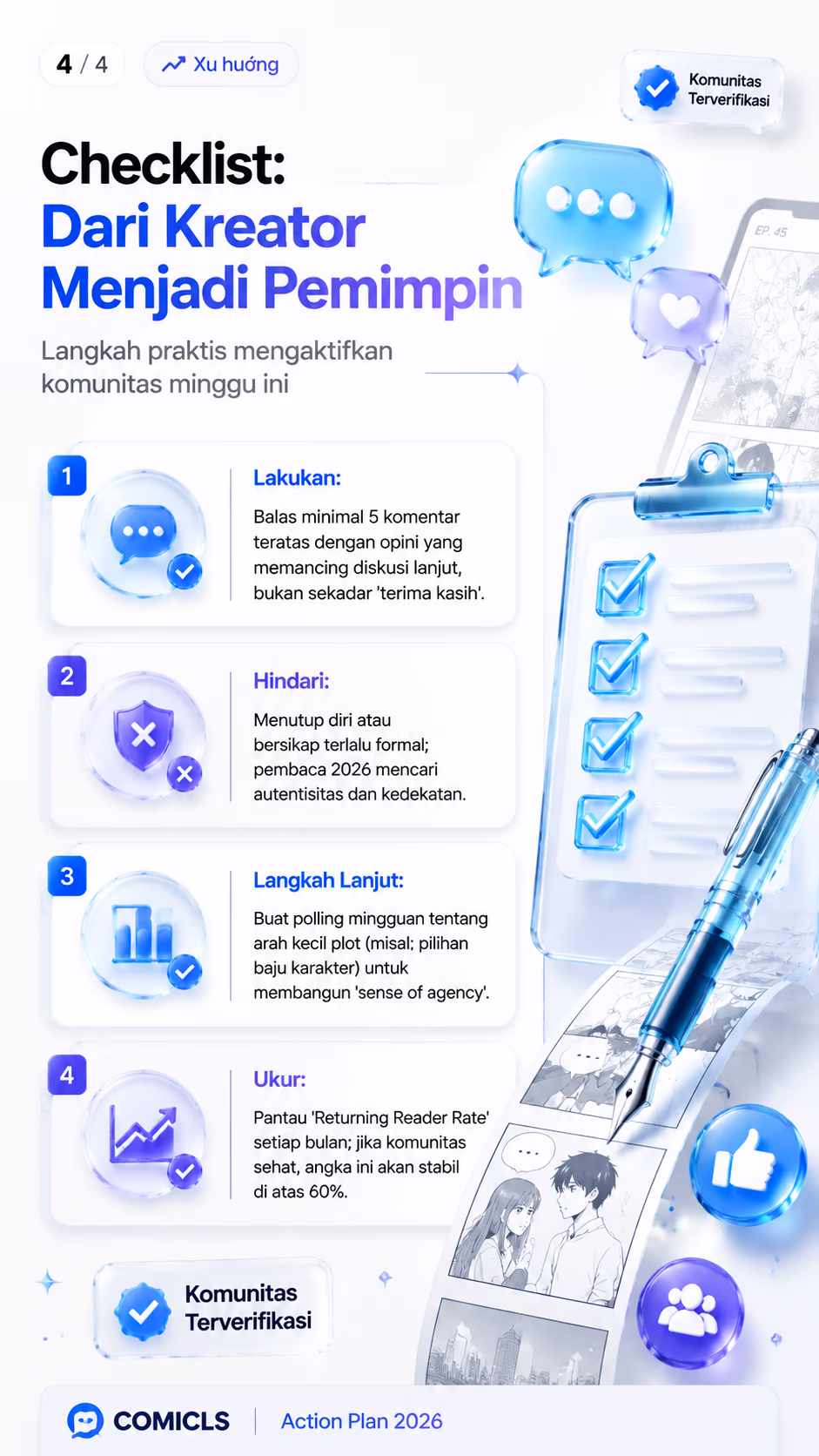 Checklist: Dari Kreator Menjadi Pemimpin