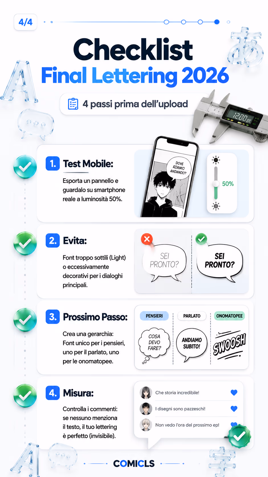Checklist Final Lettering 2026