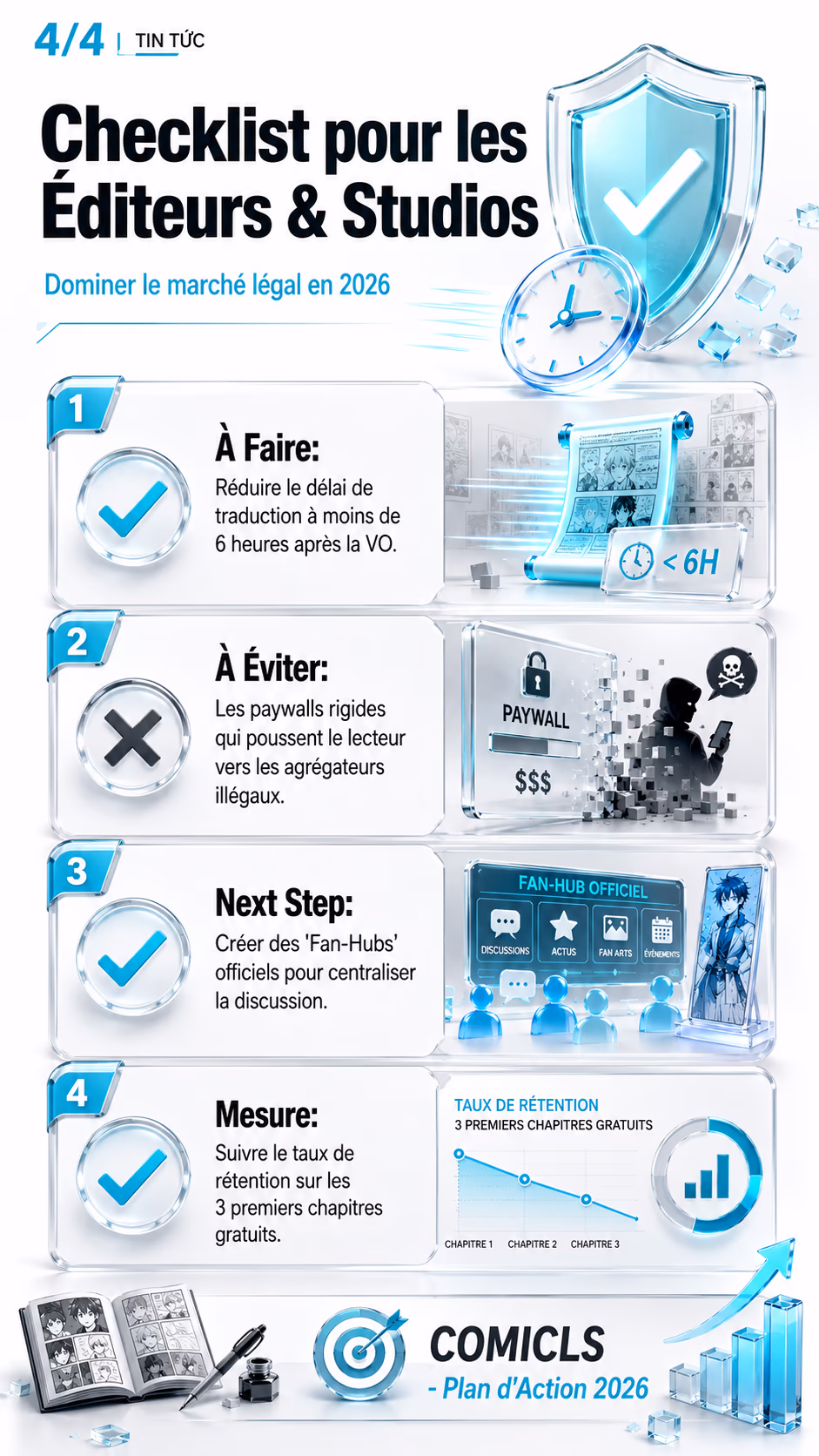 Checklist pour les Éditeurs & Studios