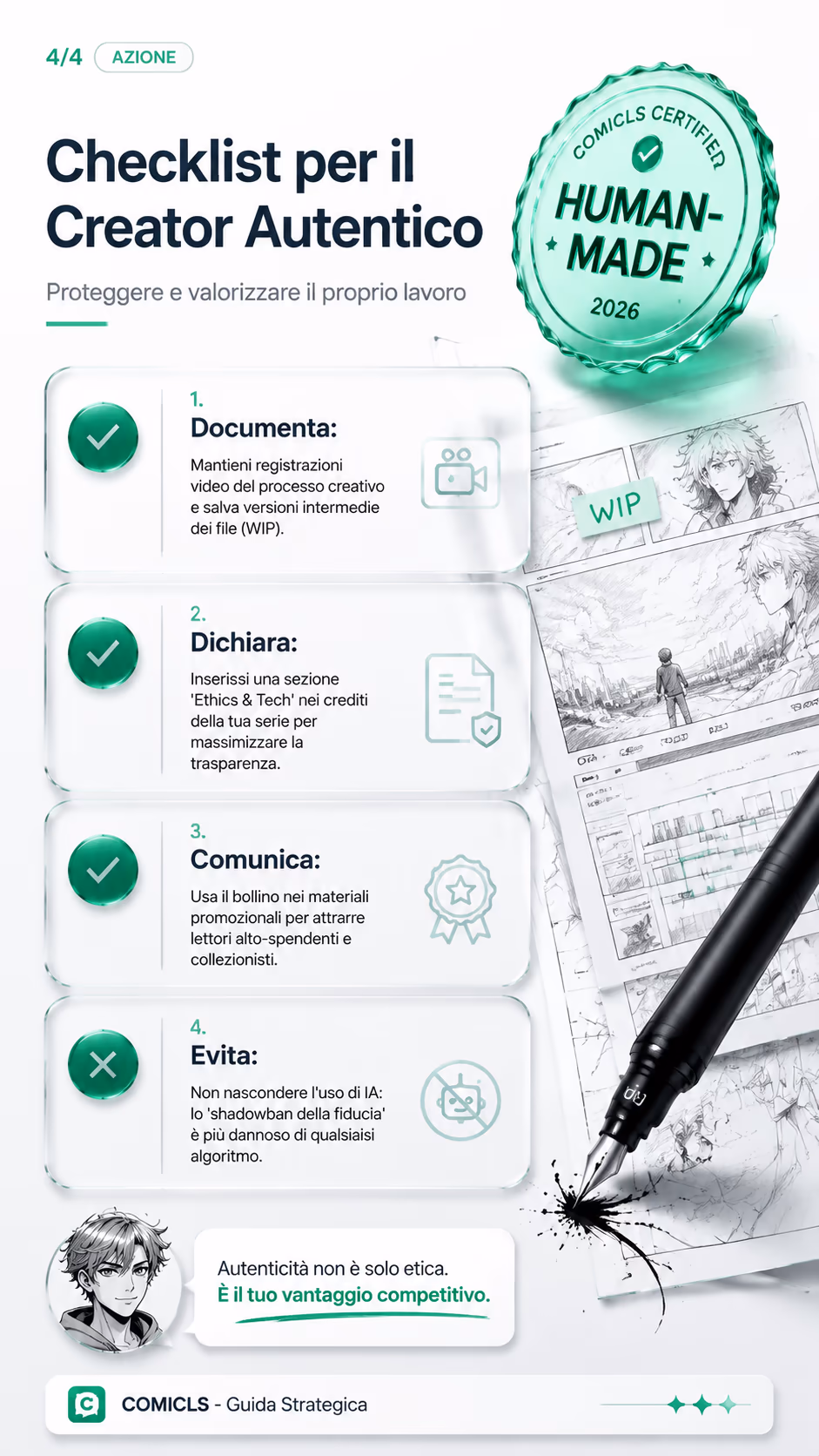 Checklist per il Creator Autentico
