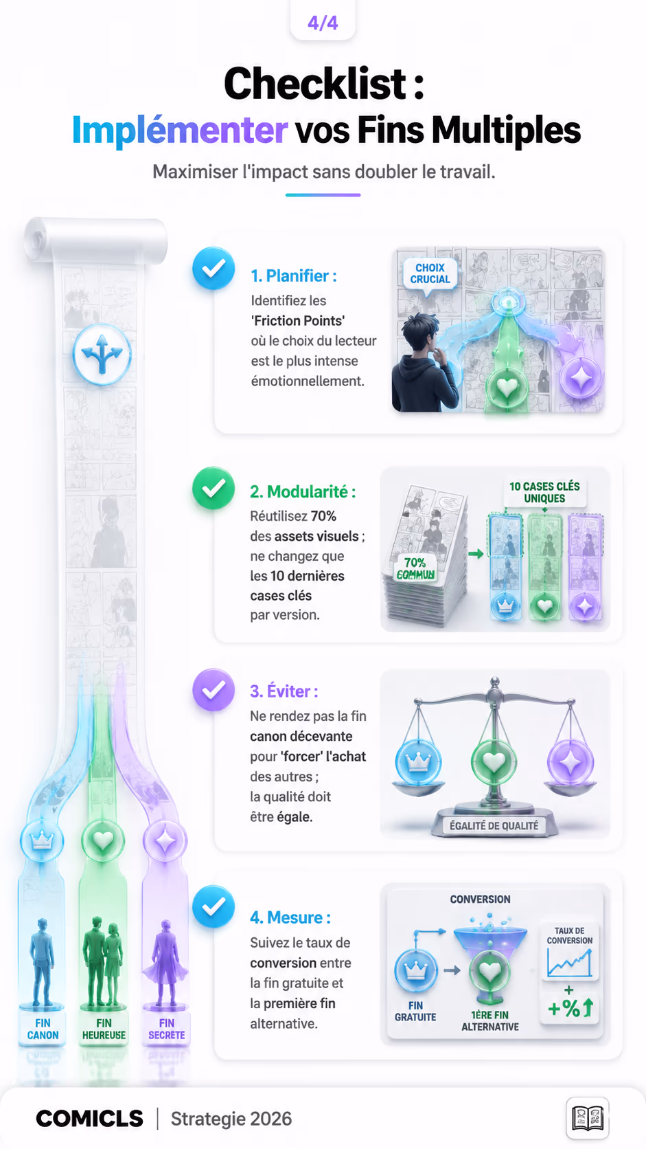 Checklist : Implémenter vos Fins Multiples