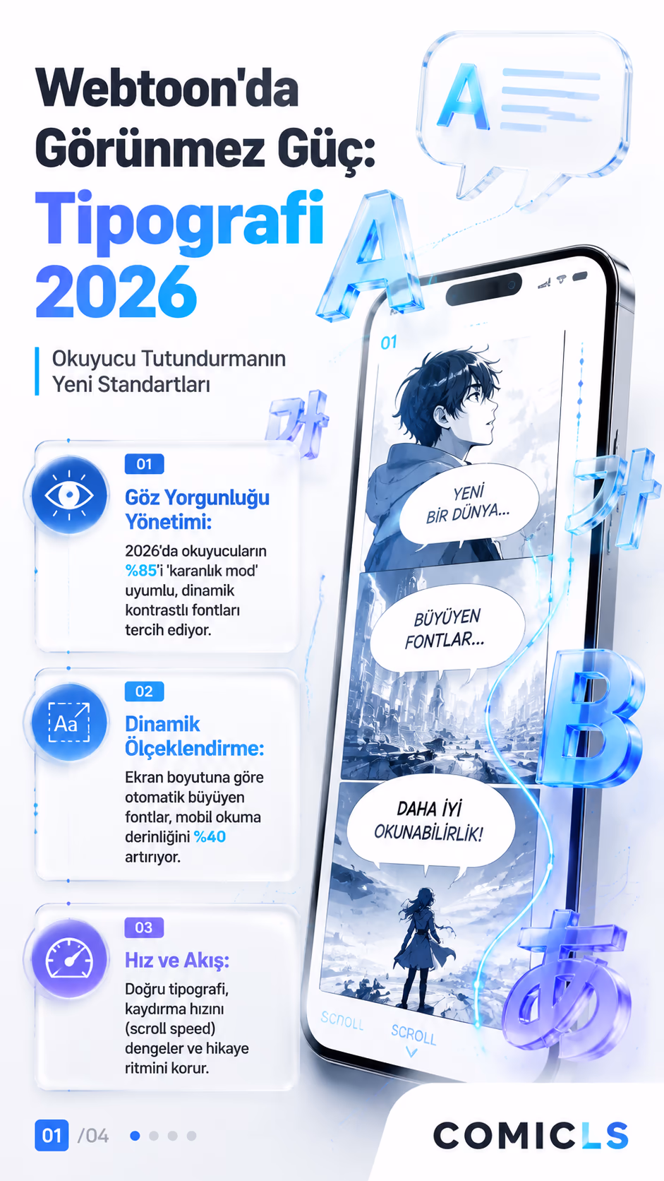 Webtoon Tipografisi 2026: Dinamik Font ve Okunabilirlik Standartları