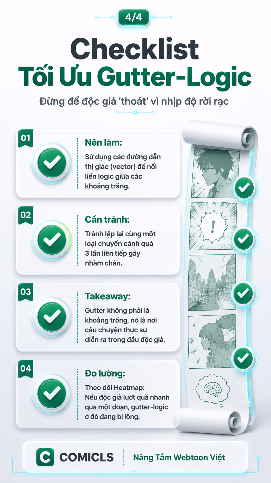Checklist Tối Ưu Gutter-Logic