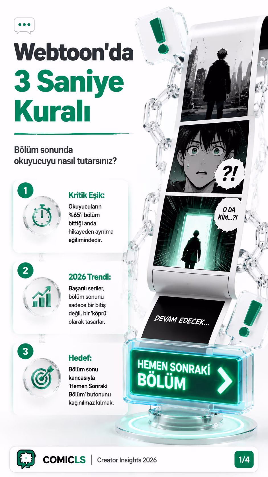 Webtoon'da "Hemen Sonraki Bölüm" Etkisi: Cliffhanger Tasarımı