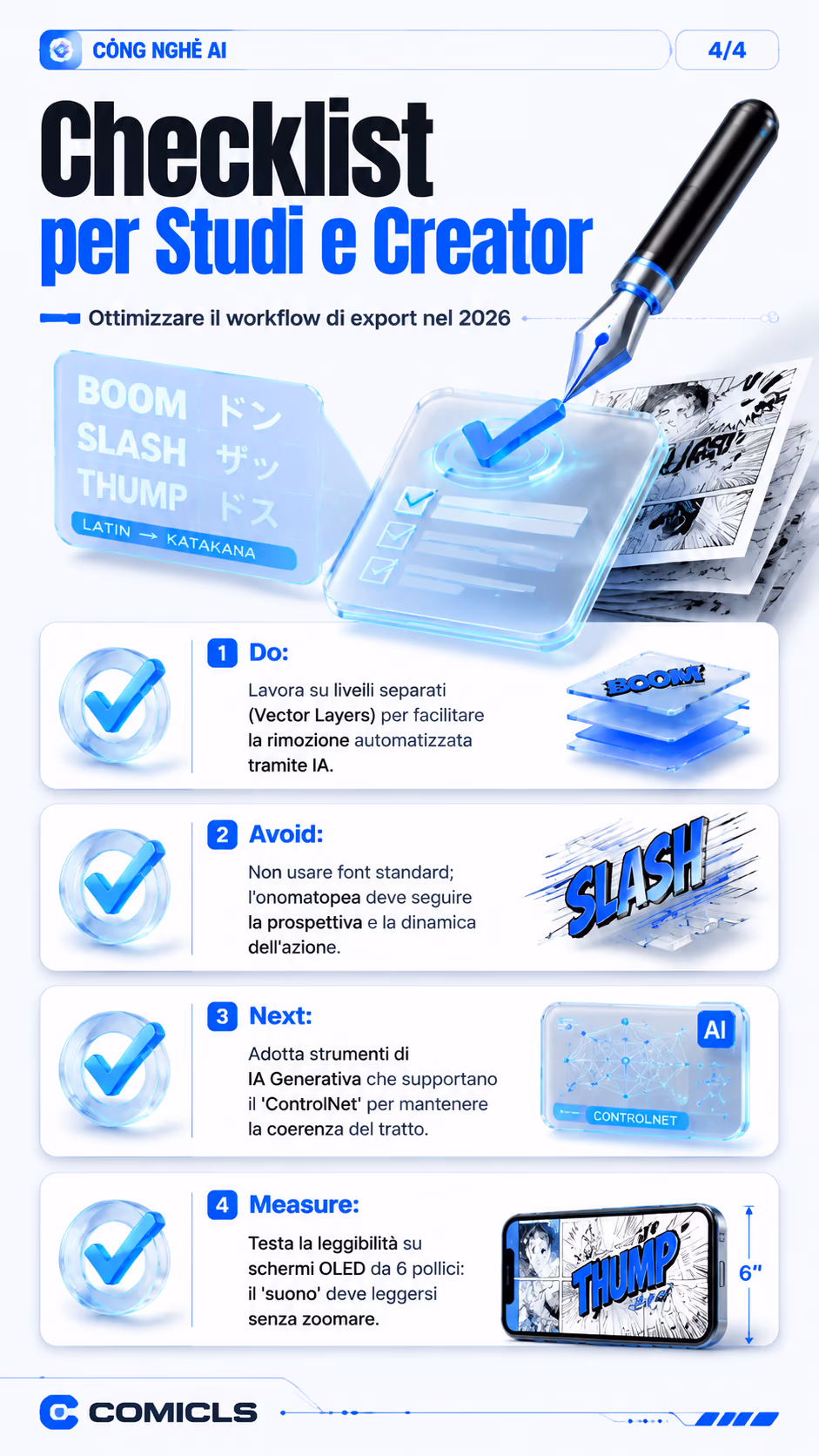 Checklist per Studi e Creator