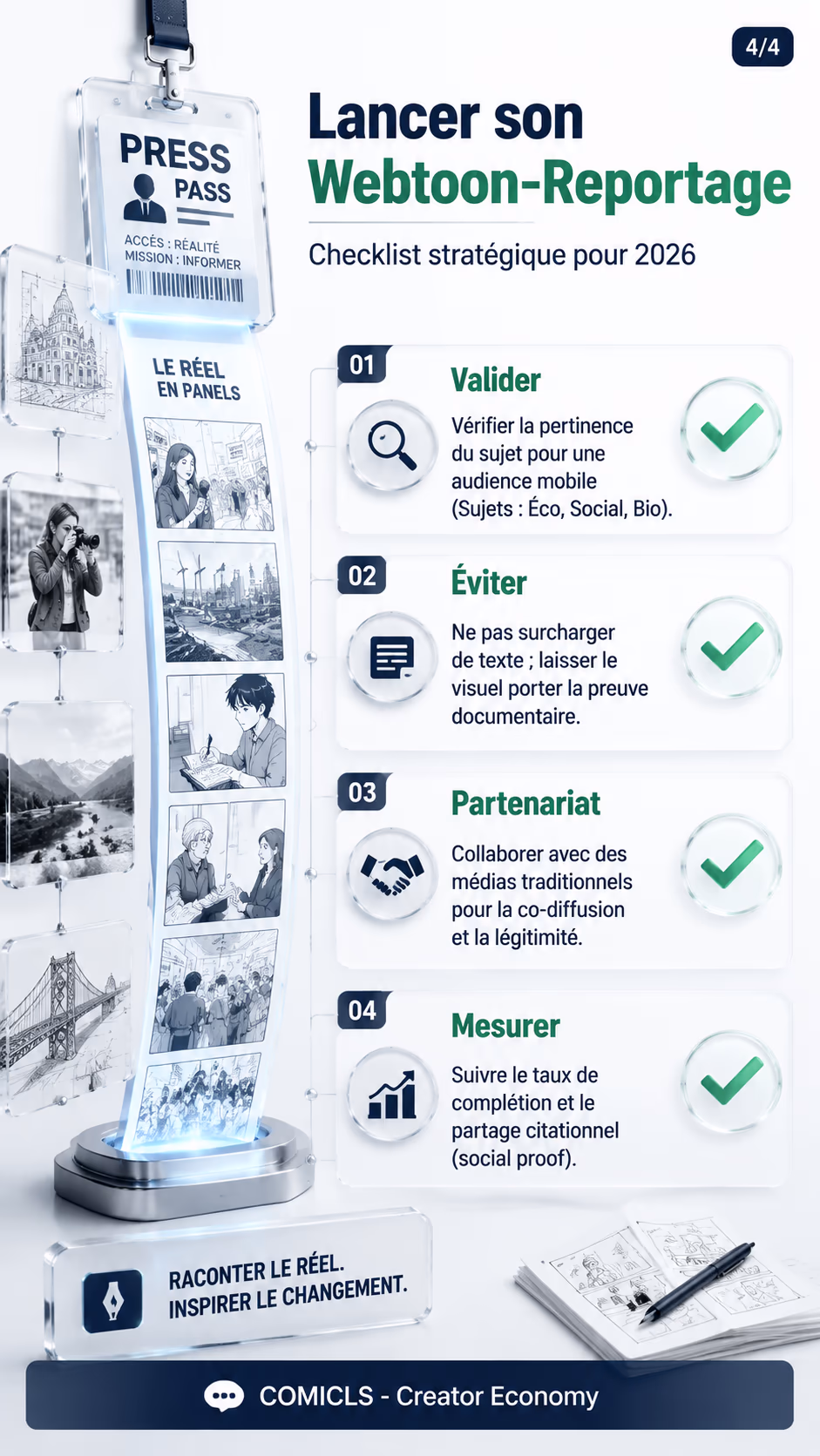Lancer son Webtoon-Reportage